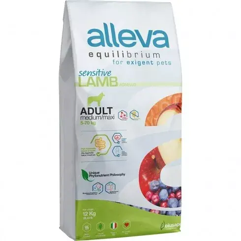 Árengedmény Alleva Equilibrium Lamb Medium/Maxi 12kg