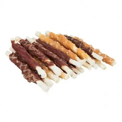 Trixie Jutalomfalat Denta Fun csavart pálca mix 10cm, 250g Azonnali szállítás