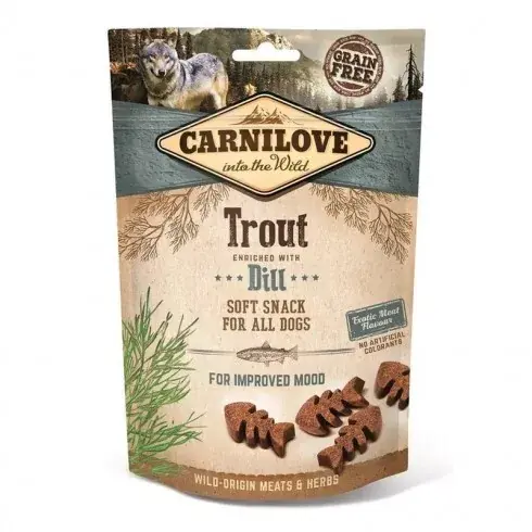 Carnilove Dog Jutalomfalat Semi Moist Trout&dill - Pisztráng kaporral 200g Vedd meg online
