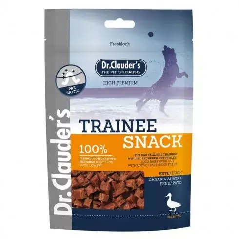 Dr.Clauders Dog Jutalomfalat Trainee Snack Kacsahús 80g Legnépszerűbb