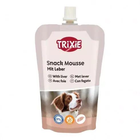 Kiárusítás Trixie Jutalomfalat Snack mousse májjal, 200 g