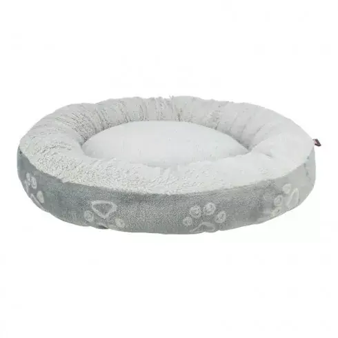 .Ágy Jimmy Soft, puha plüss, ovális, 50cm, világosszürke Nézd meg most
