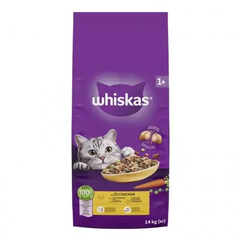 Whiskas száraz macskaeledel csirkével Kiárusítás