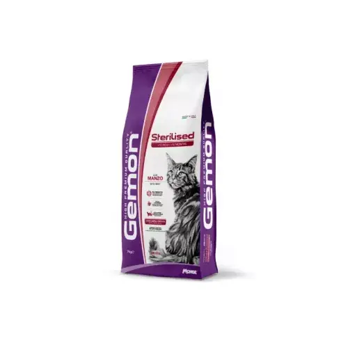 Szuper akció Gemon Cat Steril Adult macskaeledel marha 7kg