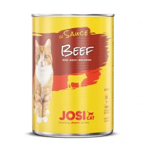 JosiCat Beef in Sauce konzerv macskáknak 415g Outlet