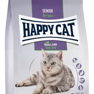 Happy Cat Senior Weide Lamm - bárányos száraztáp 8 évnél idősebb macskáknak Olcsóbb