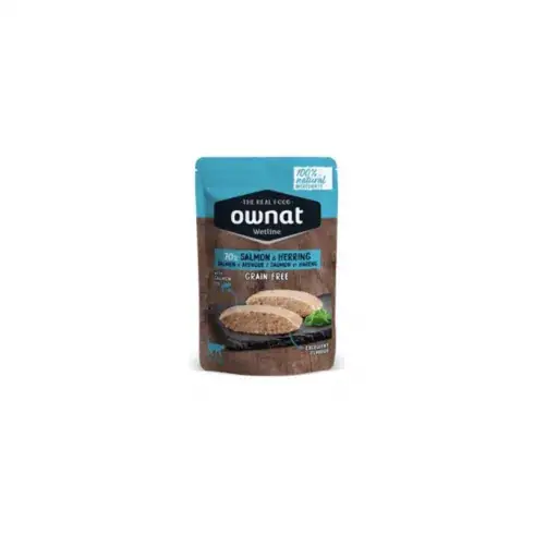 Bestseller Ownat Cat Wetline Salmon, Herring 85g