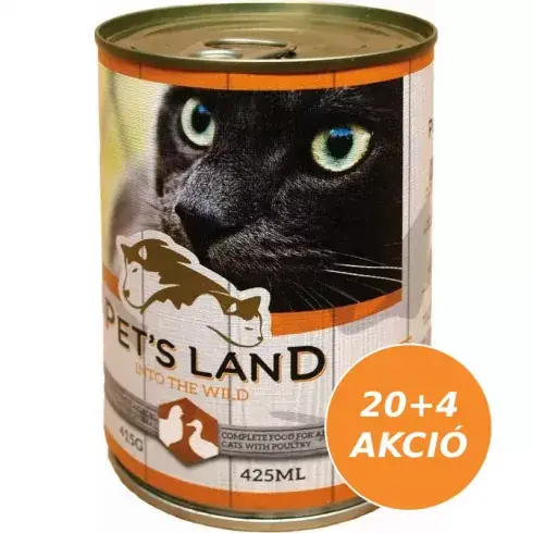 Pet s Land Cat Konzerv Baromfi Biztonságos vásárlás