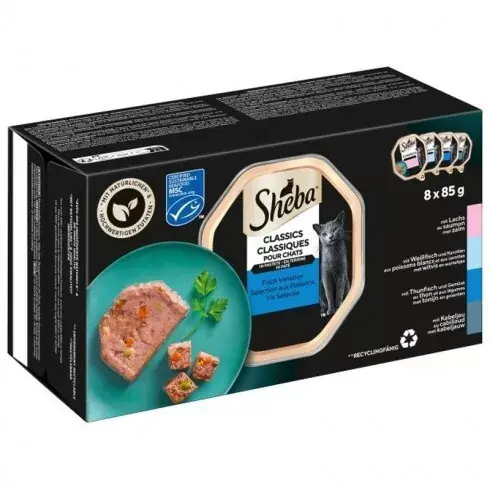 -Sheba alutálca hal válogatás 8 pack 8x85g Népszerű