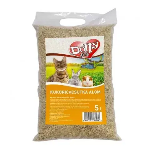 Szuper akció Dolly Kukoricacsutka Alom 5l 2kg