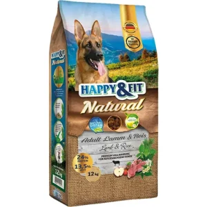 Happy&Fit Natural Adult Lamm&Reis 12 kg kutyatáp Legnépszerűbb