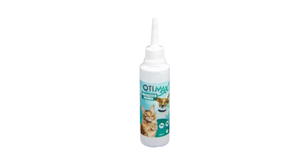 Biztonságos fizetés Otimax Fültisztító Folyadék kutyáknak és macskáknak 100ml