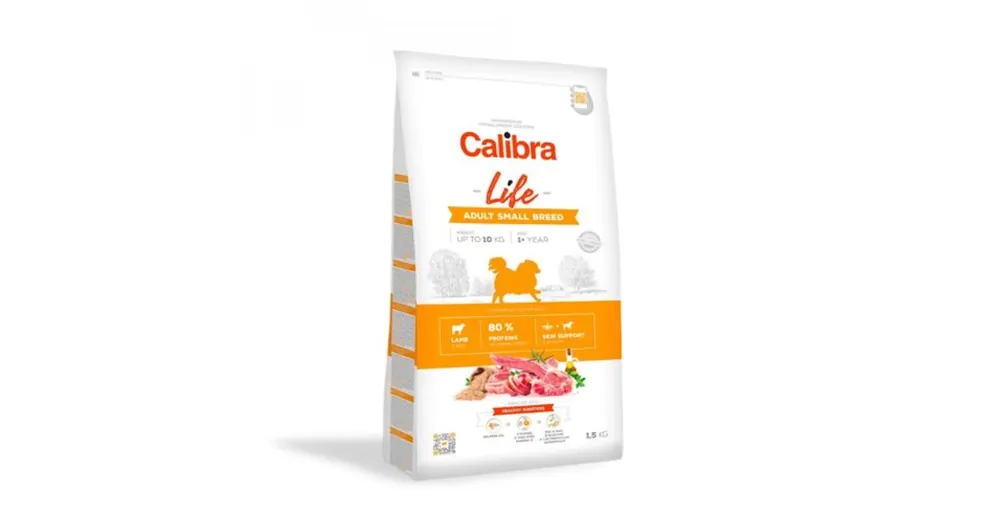 Calibra Dog Life Adult Small Breed Lamb kutyatáp 1,5 kg Végkiárusítás