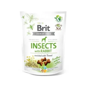 Brit Care Crunchy Cracker Insects with Rabbit enriched with Fennel 200 g Vedd meg online