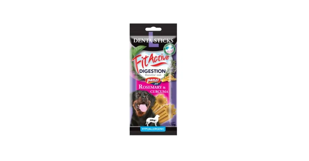 Panzi FitActive Denta-Sticks Hypoallergenic Digestion "L" - jutalomfalat kutyák részére 170g Különleges ajánlat