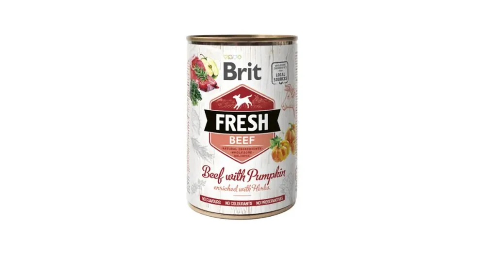 Brit Fresh Marha Sütőtökkel konzerv 400g Prémium