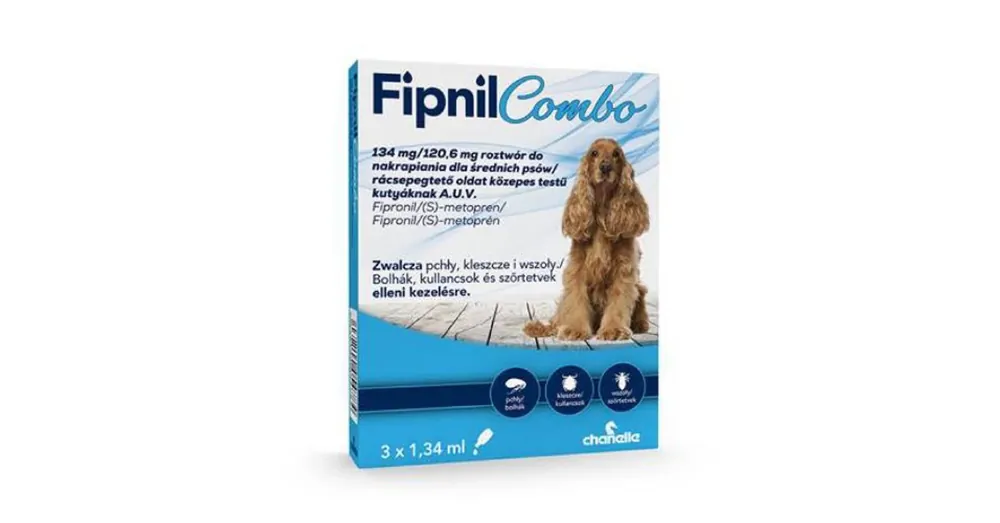 Kedvezmény Fipnil Combo Spot On Medium Dog 10-20kg 3x1,34ml