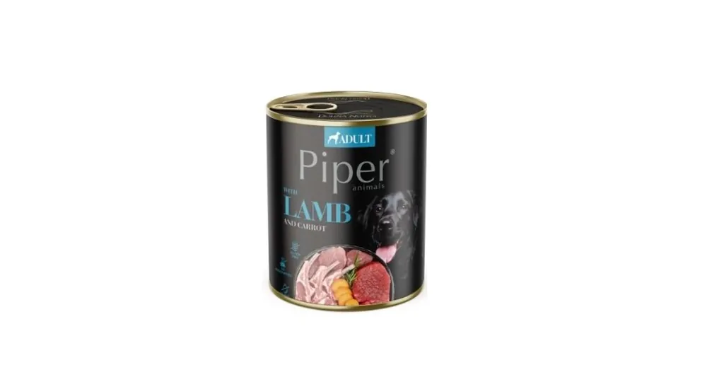 Kedvezmény Piper felnőtt kutyakonzerv bárányhússal, répával és barna rizzsel 800g