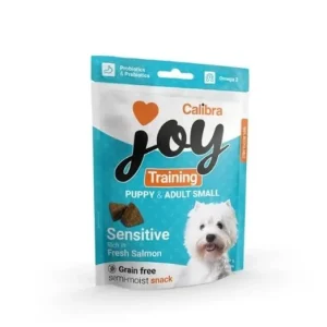 Korlátozott ajánlat Calibra Joy Dog Training Puppy & Adult S Salmon 150g