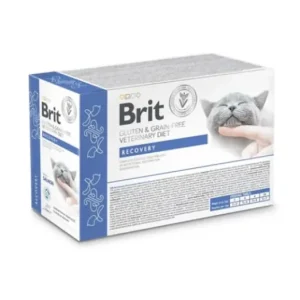 Brit Veterinary Diets Cat GF fillets in Gravy Recovery 12x85g Akciós ár