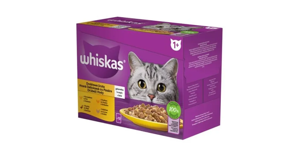 WHISKAS alutasakos 12-pack szárnyas 12*85g Legnépszerűbb