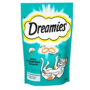 Korlátozott ajánlat Dreamies Töltött falatkák - Lazacos (60g)