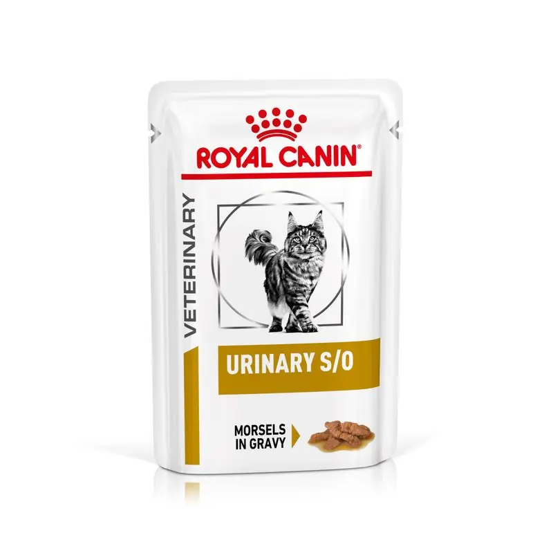 Royal Canin Veterinary Feline Urinary S/O Mousse vagy szószban Vedd meg online