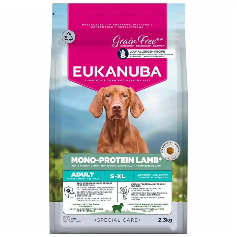 Eukanuba Special Care Mono-Protein Adult bárány Biztonságos fizetés