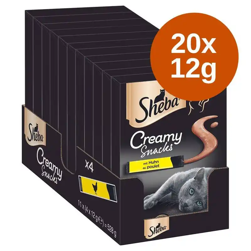 Népszerű Sheba Creamy macskasnack gazdaságos csomag 20 x 12 g