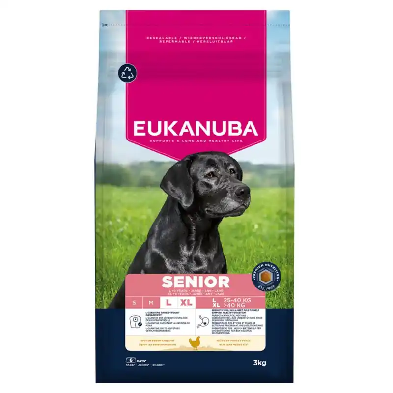 Eukanuba Premium Nutrition Senior Large & Giant Breed csirke Prémium