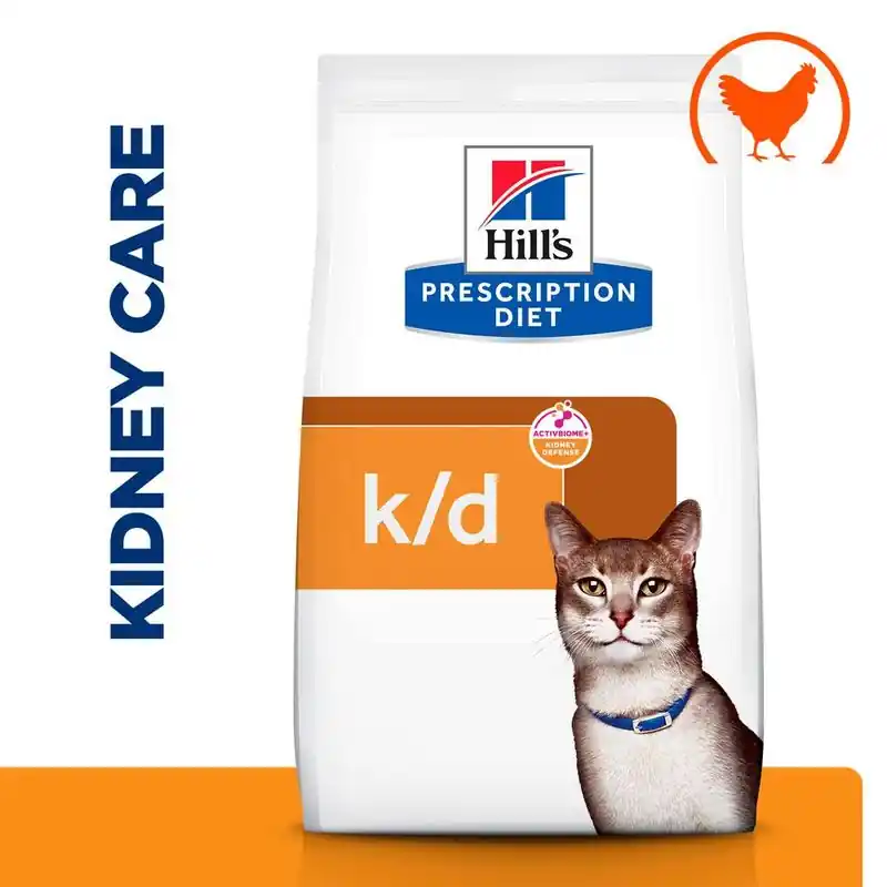 Hill‘s Prescription Diet k/d Kidney Care csirke macskatáp Szuper akció