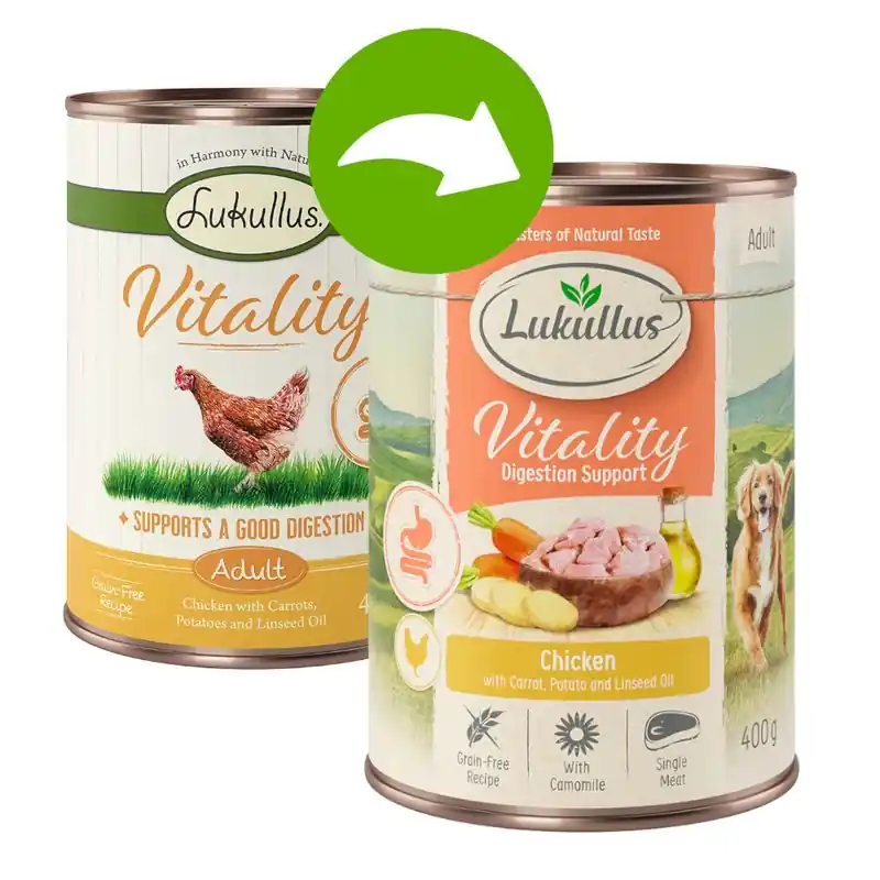 Biztonságos fizetés Lukullus Vitality emésztés csirke (gabonamentes)