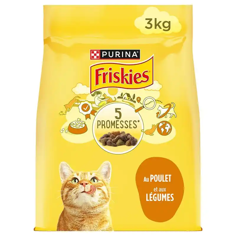 PURINA Friskies Adult Cat csirke & zöldség Legkelendőbb
