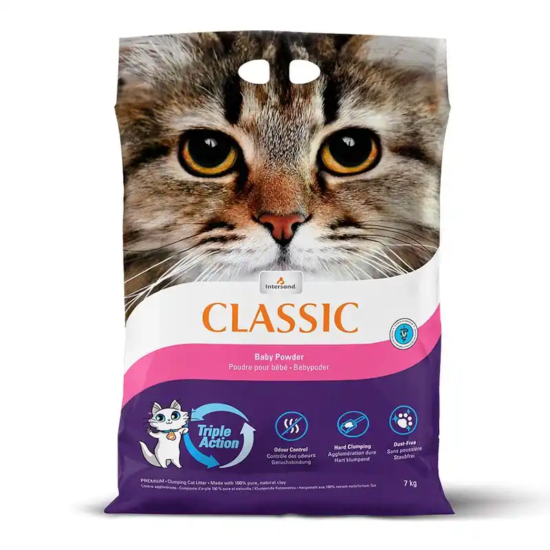 Bestseller Intersand Classic babapúder illatú macskaalom