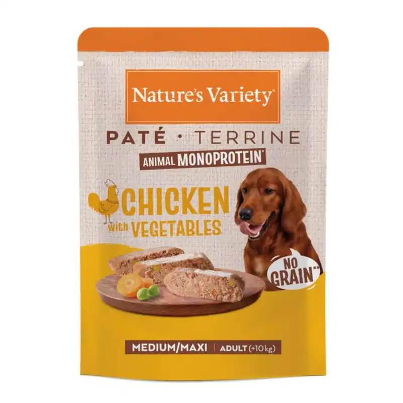 Árengedmény Nature‘s Variety Original Paté No Grain Medium/Maxi Adult 8 x 300 g