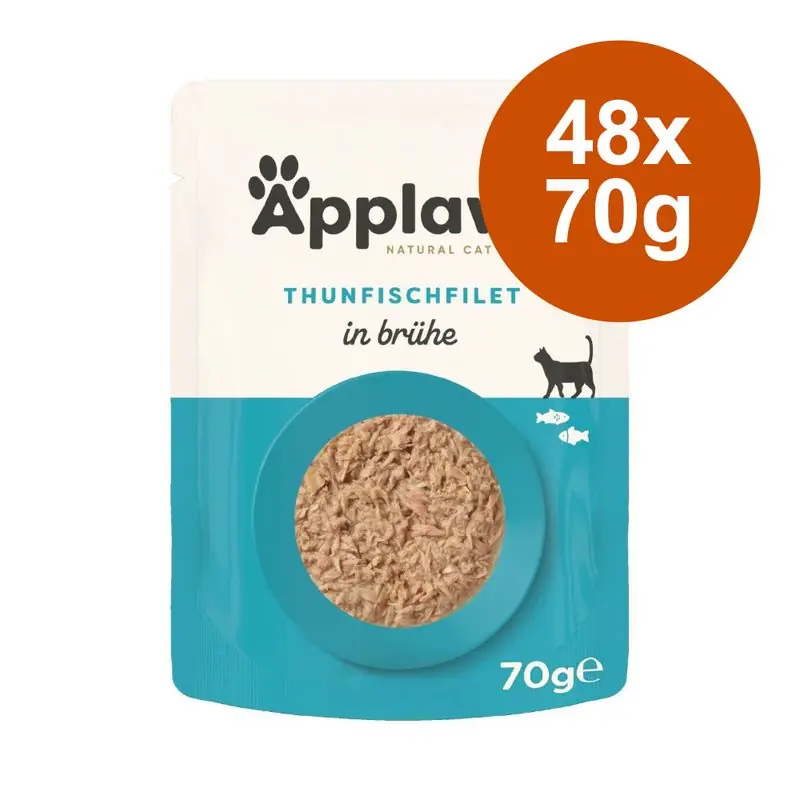 Applaws tasakos hús-/hallében gazdaságos próba csomag 48 x 70 g Legkelendőbb