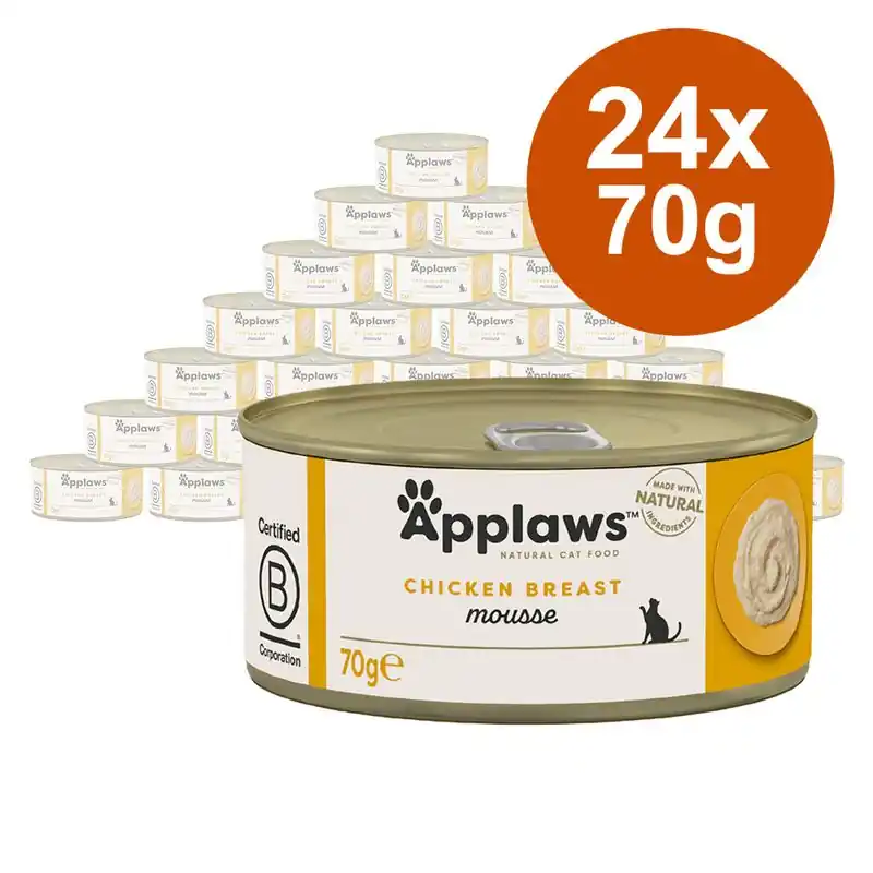 Nézd meg most Applaws Mousse gazdaságos csomag 24 x 70 g