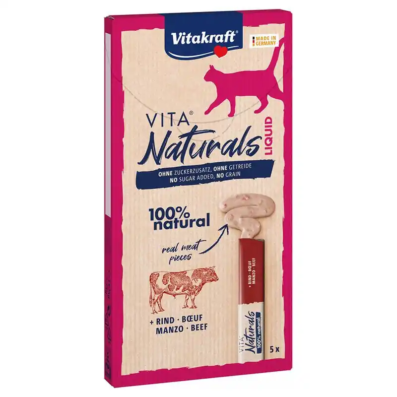 Vitakraft Vita Naturals Liquid snack marha Árcsökkenés