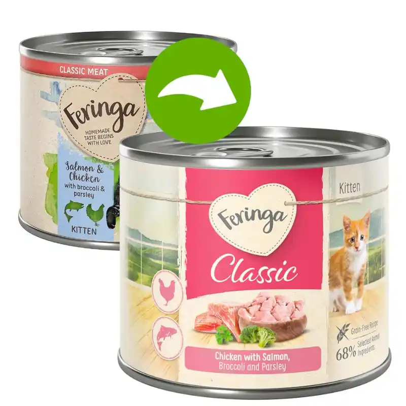 Feringa Kitten Classic Meat 6 x 200 g Kihagyhatatlan ajánlat