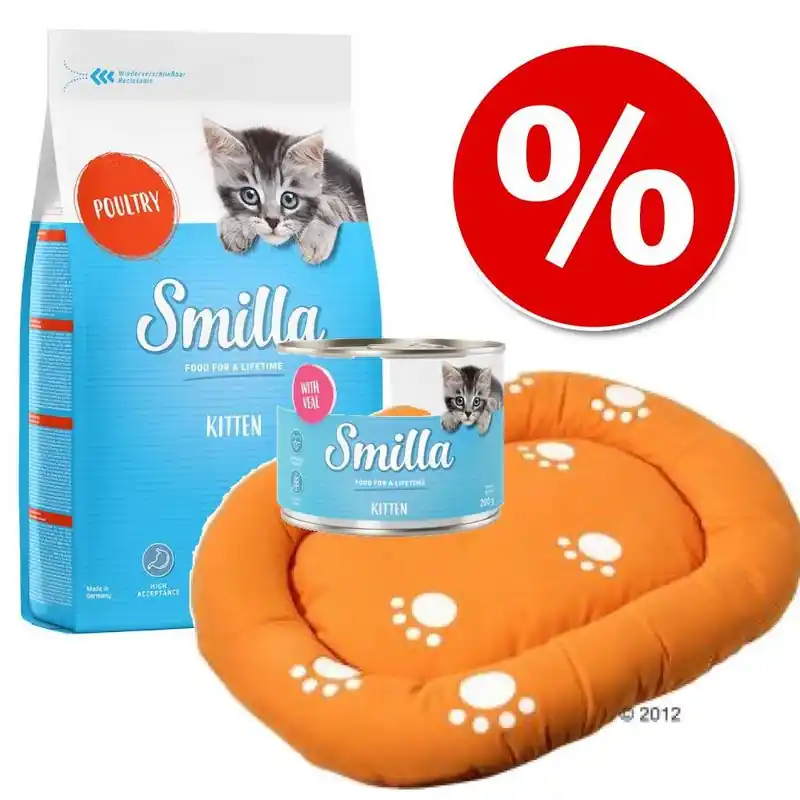Smilla Kitten kezdőcsomag + macskaágy Azonnal elérhető