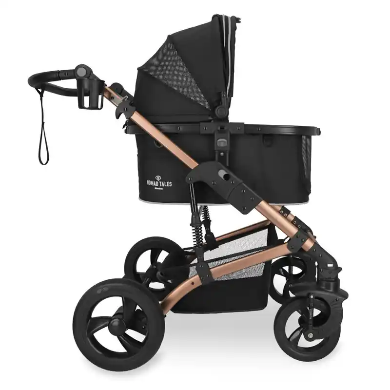 Expressz kézbesítés Nomad Tales Calma Pet Stroller kutya babakocsi, rose gold