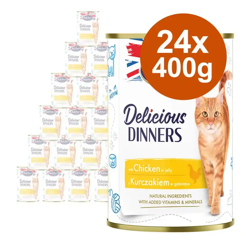 Expressz kézbesítés Butcher‘s Delicious Dinners 24 x 400 g