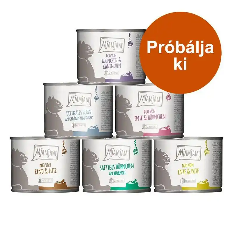 MjAMjAM vegyes gazdaságos csomag 24 x 200 g Biztonságos fizetés