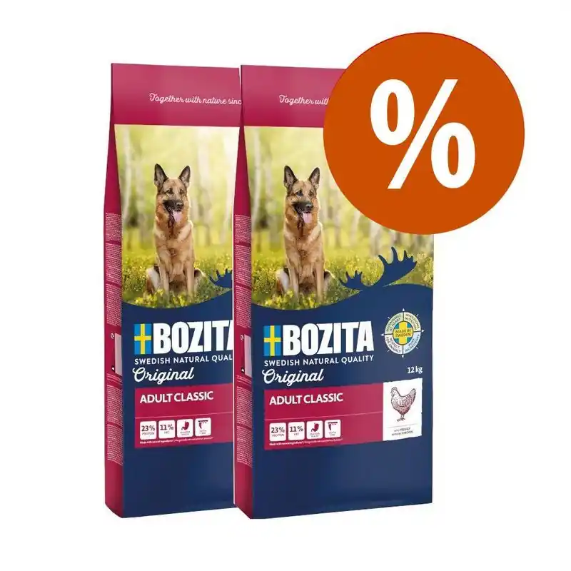 Ajánlat Bozita Naturals gazdaságos csomag 2 x nagy tasak