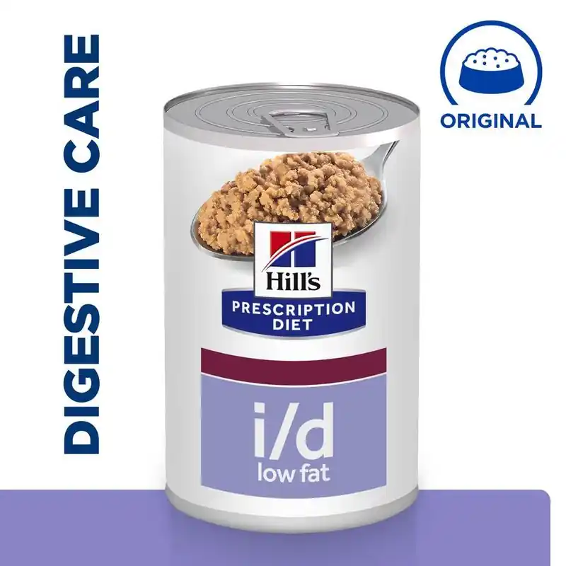 Rendeld meg most Hill‘s Prescription Diet i/d Low Fat Digestive Care kutyatáp