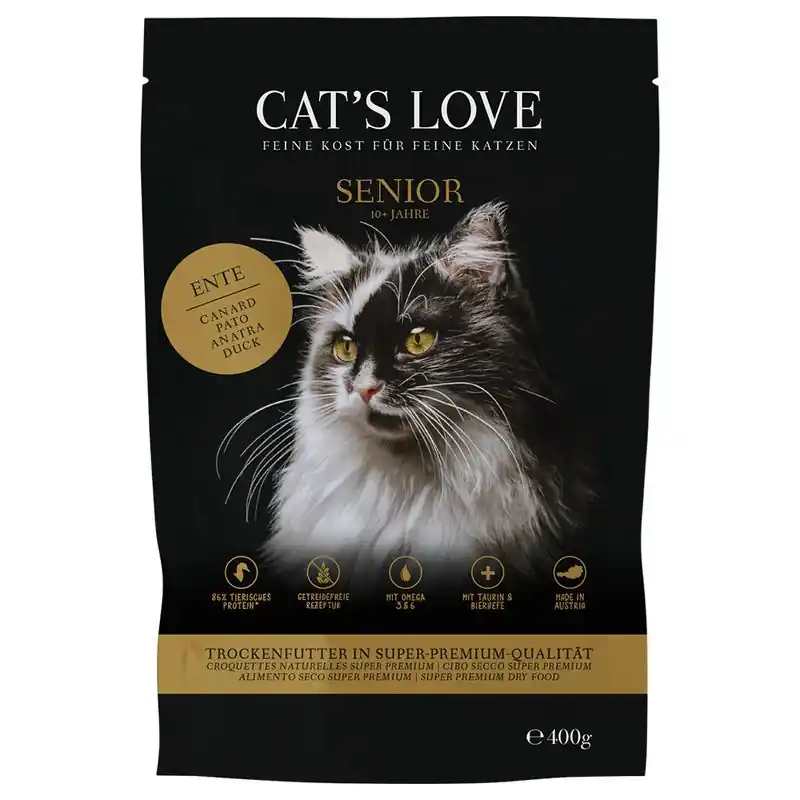 Cat´s Love Senior kacsa Olcsóbb