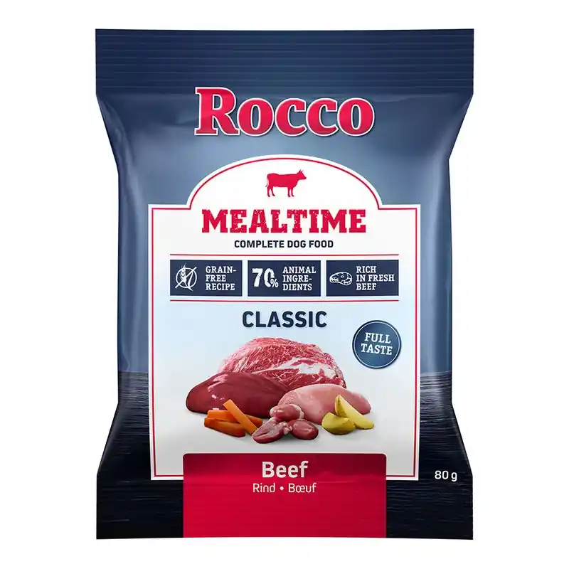 Végkiárusítás Rocco Mealtime 80 g kipróbálásra