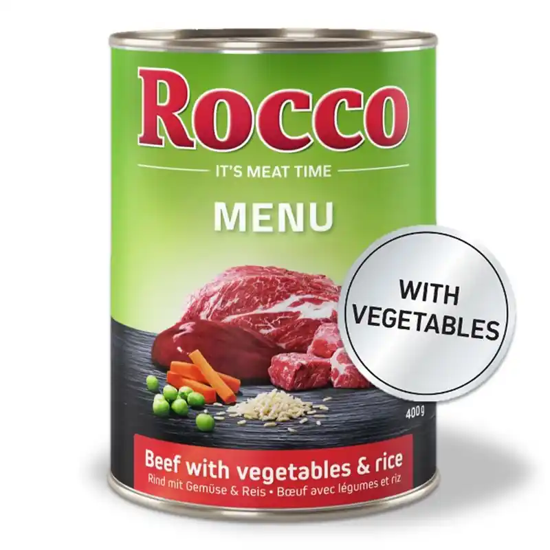 Biztonságos fizetés Rocco Menue óriáscsomag 24 x 400 g