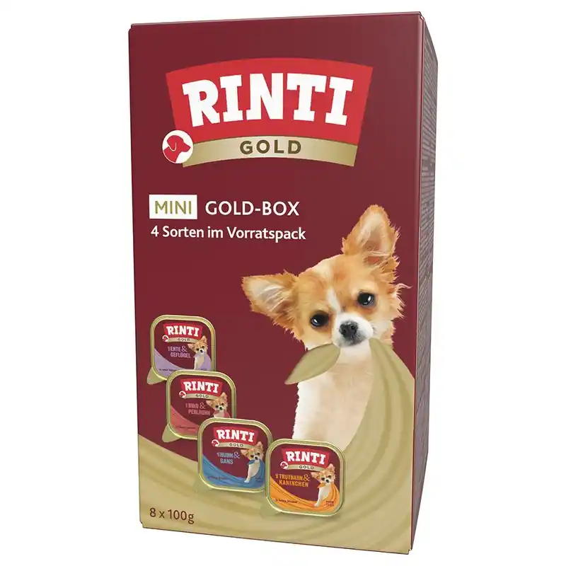 Árengedmény RINTI Gold Mini tálcás multibox 8 x 100 g