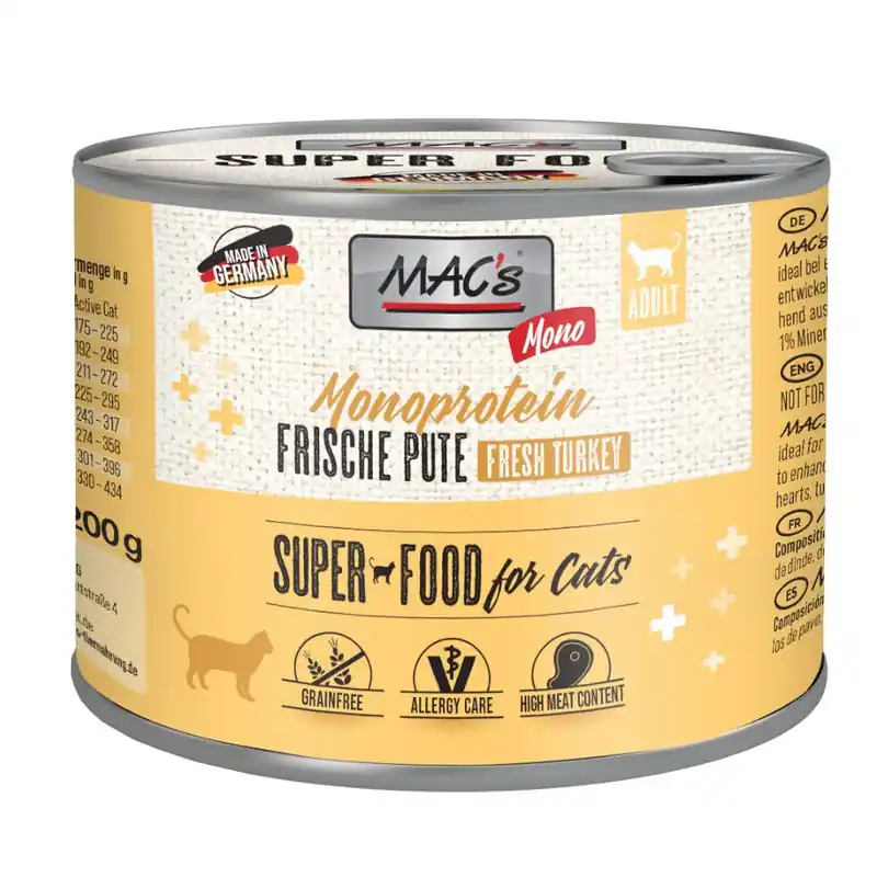 Olcsóbb MAC´s Cat Mono Sensitive 12 x 200 g
